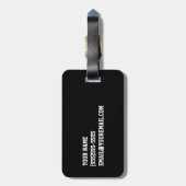 Étiquette À Bagage Étiquette de sac de bagage de lacrosse d'amour de (Dos Vertical)