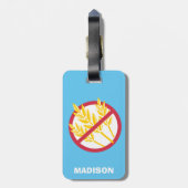 Étiquette À Bagage Étiquette de sac de médecine de bourdon libre de (Dos Vertical)