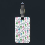 Étiquette À Bagage Étiquette des bagages à bulle à air chaud vers le<br><div class="desc">Préparez-vous à décoller avec cette étiquette de bagage en montgolfière fantaisie et amusante. Customisez avec votre nom ou ajoutez un carte de visite avec vos coordonnées. La conception de ballons d'air à l'ancienne est peinte à la main en aquarelle,  flottent parmi les nuages moelleux.</div>