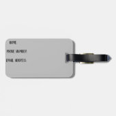 Étiquette À Bagage Étiquette des bagages de Noël (Dos horizontal)