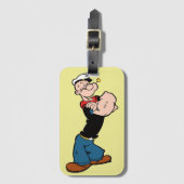 Étiquette À Bagage Étiquette des bagages Popeye (Devant Vertical)