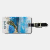 Étiquette À Bagage Étiquette d'étiquette de bagage de mariage de (Devant horizontal)