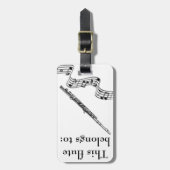 Étiquette À Bagage Étiquette d'identification de cannelure (Devant Vertical)