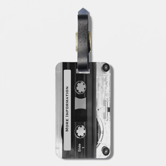 Étiquette À Bagage Étiquette distinctive de bagage d'effet de (Dos Vertical)