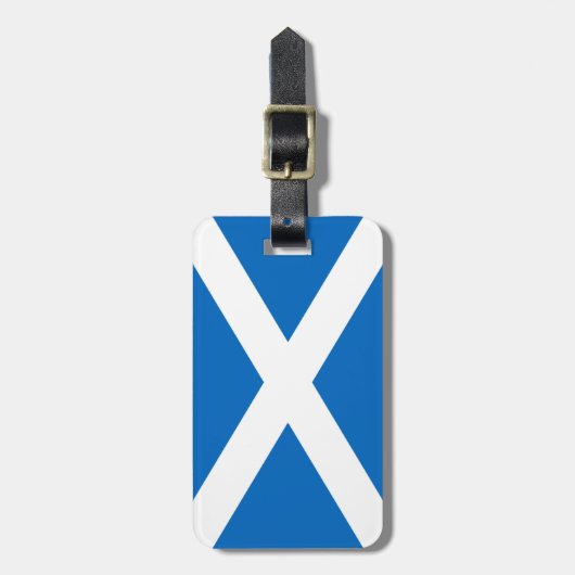 Étiquette À Bagage Étiquette Drapeau écossais (Devant Vertical)