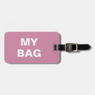 Étiquette À Bagage Étiquette drôle de bagage avec "ma valise" écrite