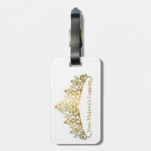 Étiquette À Bagage Étiquette drôle de bagage pour la reine des (Dos Vertical)