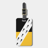 Étiquette À Bagage Étiquette du drapeau de Norfolk Luggage (Devant Vertical)