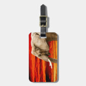 Étiquette À Bagage Etiquette Eléphant africain - Adresse Bagage (Devant Vertical)