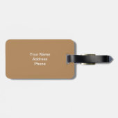 Étiquette À Bagage Etiquette Eléphant africain - Adresse Bagage (Dos horizontal)