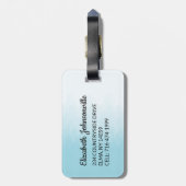 Étiquette À Bagage Étiquette Équestre Cheval de Peinture Bagage perso (Dos Vertical)