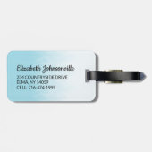 Étiquette À Bagage Étiquette Équestre Cheval de Peinture Bagage perso (Dos horizontal)