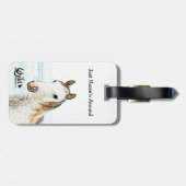 Étiquette À Bagage Étiquette équestre d'identification de pointe (Dos horizontal)