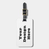 Étiquette À Bagage Étiquette faite sur commande de bagage (Devant Vertical)