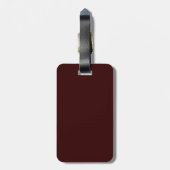 Étiquette À Bagage Étiquette faite sur commande de bagage (Dos Vertical)
