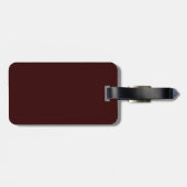 Étiquette À Bagage Étiquette faite sur commande de bagage (Dos horizontal)