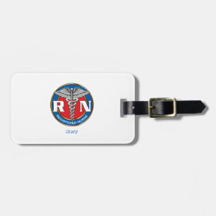 Étiquette À Bagage Étiquette faite sur commande de bagage avec le