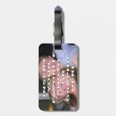 Étiquette À Bagage Étiquette faite sur commande de bagage avec votre (Dos Vertical)