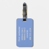 Étiquette À Bagage Étiquette faite sur commande de bagage "d'ange de (Dos Vertical)