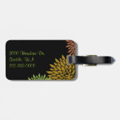 Étiquette À Bagage Étiquette faite sur commande de bagage de (Dos horizontal)