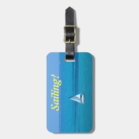 Étiquette À Bagage Étiquette faite sur commande de bagage de (Devant Vertical)