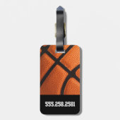 Étiquette À Bagage ÉTIQUETTE faite sur commande de bagage de (Dos Vertical)