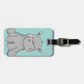 Étiquette À Bagage Étiquette faite sur commande de bagage de bande (Devant horizontal)