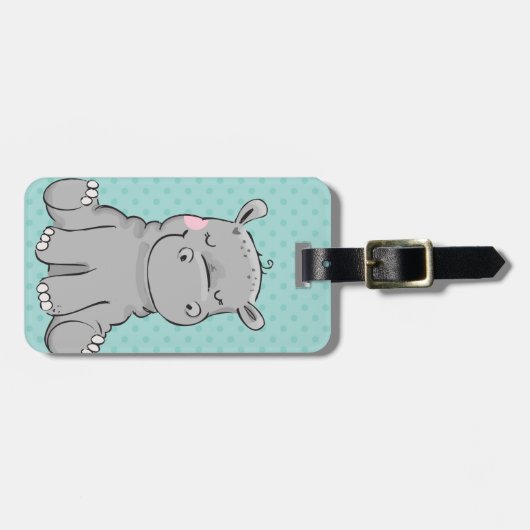 Étiquette À Bagage Étiquette faite sur commande de bagage de bande (Devant horizontal)