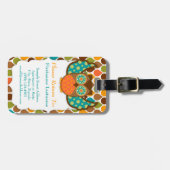 Étiquette À Bagage Étiquette faite sur commande de bagage de Boheme (Devant horizontal)