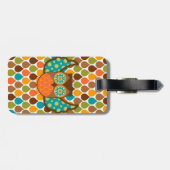 Étiquette À Bagage Étiquette faite sur commande de bagage de Boheme (Dos horizontal)