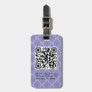 Étiquette À Bagage Étiquette faite sur commande de bagage de CODE
