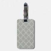 Étiquette À Bagage Étiquette faite sur commande de bagage de CODE (Dos Vertical)