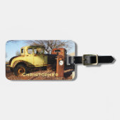 Étiquette À Bagage Étiquette faite sur commande de bagage de coupé (Devant horizontal)