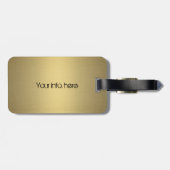 Étiquette À Bagage Étiquette faite sur commande de bagage de lacrosse (Dos horizontal)