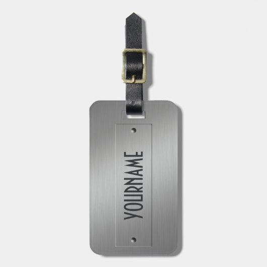 Étiquette À Bagage Étiquette faite sur commande de bagage de sembler (Devant Vertical)