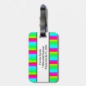 Étiquette À Bagage Étiquette faite sur commande de bagage de sirène (Dos Vertical)