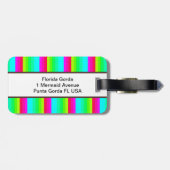 Étiquette À Bagage Étiquette faite sur commande de bagage de sirène (Dos horizontal)