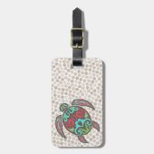 Étiquette À Bagage Étiquette faite sur commande de bagage de tatouage (Devant Vertical)