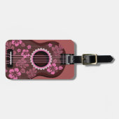 Étiquette À Bagage Étiquette faite sur commande de bagage des textes (Devant horizontal)