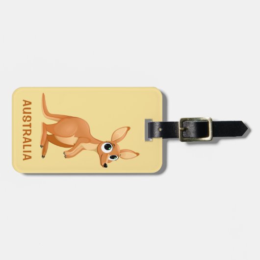 Étiquette À Bagage Étiquette faite sur commande de bagage des textes (Devant horizontal)