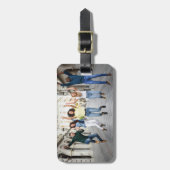 Étiquette À Bagage Étiquette faite sur commande de VOTRE bagage de (Devant Vertical)