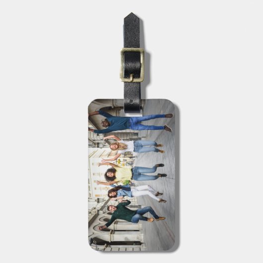 Étiquette À Bagage Étiquette faite sur commande de VOTRE bagage de (Devant Vertical)