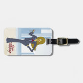 Étiquette À Bagage Étiquette faite sur commande d'identité de bagage (Devant horizontal)