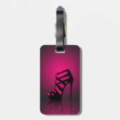 Étiquette À Bagage Étiquette fascinante chic de bagage de chaussure (Dos Vertical)