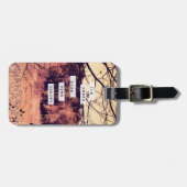 Étiquette À Bagage Étiquette grande ouverte de bagage des espaces II (Devant horizontal)