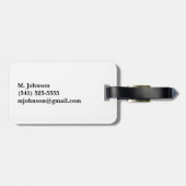 Étiquette À Bagage Étiquette hawaïenne de bagage de tortue de mer (Dos horizontal)