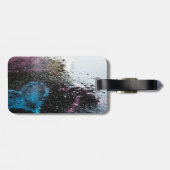 Étiquette À Bagage Étiquette humide de bagage de trottoir (Dos horizontal)