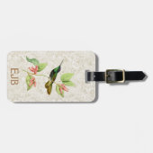 Étiquette À Bagage Étiquette magnifique de bagage de colibri (Devant horizontal)