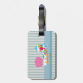 Étiquette À Bagage Étiquette mignonne de bagage d'amant de sucrerie (Dos Vertical)
