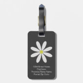 Étiquette À Bagage Étiquette mignonne et moderne de bagage de (Dos Vertical)